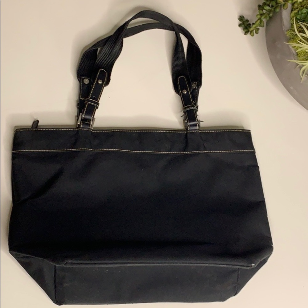 Reaction Kenneth Cole tote black shoulder tote bag unisex - Picture 3 of 9